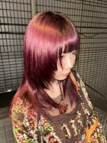 フェイス 石川町 (FACE)&nbsp;光で表情が変わる！透明感ボルドーレッドカラー