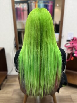 エクステンションシュシュ(Extension chou chou) 派手髪蛍光色カラー
