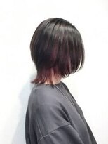 エイム ヘア デザイン 町田店(eim hair design)&nbsp;【インナーカラー】ウルフカット/イヤリングカラー/ボルドー