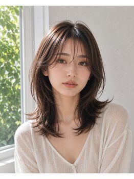 グロウ 赤羽(grow)の写真/前髪・おくれ毛まで計算した顔周りカットで、小顔見せを叶える◎[赤羽駅徒歩5分]