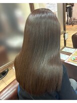 グレースバイハピネス(grace by happiness)&nbsp;ミルクブラウン髪質改善トリートメント×天使の艶カラー7.7