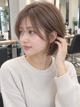FRAMES 南浦和店【11月6日OPEN（予定）】 ショートボブ髪型20代30代40代前髪あり前髪なし面長丸顔南浦和