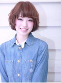 大人可愛いフェミニンマッシュ