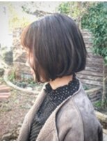 アッドランプ ヘアー 則武店(add Lamp hair) 切りっぱなし風ボブ~ばれないインナーカラー