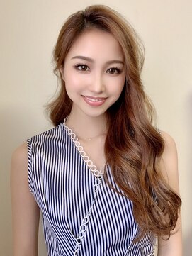 オウル(Owll) 【Owll】大人かわいいベージュカラー　片サイドロング