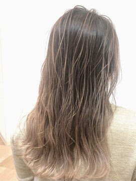 ソワンドブレス 阿倍野店(soin de brace) バレイヤージュ/パールベージュ