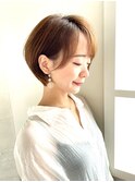 大人可愛い  30代40代 ひし形シルエットショート 奈良