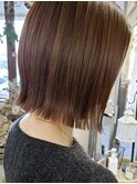パツっと切りっぱなしボブ♪