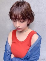 オーブ ヘアー フォール 山形東原町店(AUBE HAIR fall) 20代・30代_大人可愛い/垢ぬけミニボブ