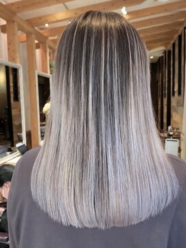 リード バイ ラグーン(LEAD by LAGOON) バレイヤージュグレージュハイライトダブルカラーケアブリーチ