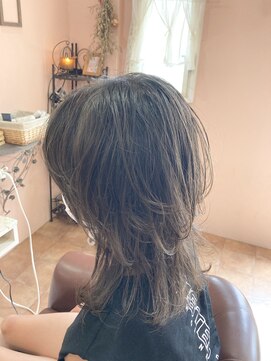 ヘアデザイン リライ(HAIR DESIGN Rely) ミディアムウルフ