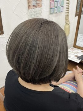 ジィージ 我孫子店(Jieji) 白髪ぼかしハイライト