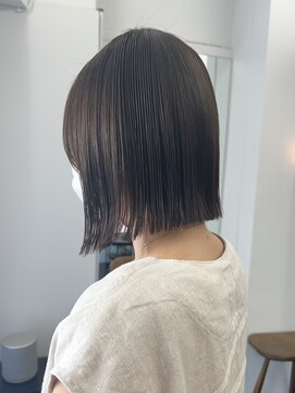 シベル(sibell) ボブ/ロブ/切りっぱなし/外ハネ/ストレートパーマ/縮毛矯正