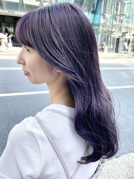 ピークアブー 原宿ハラカド(PEEK-A-BOO) ラベンダーカラー グレージュカラー ブリーチカラー ケアカラー