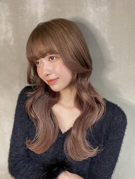 デコ(DECO) 【DECO 柏原】セミロングミルクベージュ