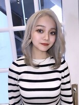 ルア モアナ バイ ヘッドライト 小田原2号店(Lua Moana by HEADLIGHT)&nbsp;#ホワイトベージュ#ケアブリーチ#ミディアム