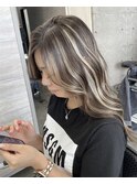 髪質改善ハイトーンバレイヤージュハイライトブリーチ岡山倉敷