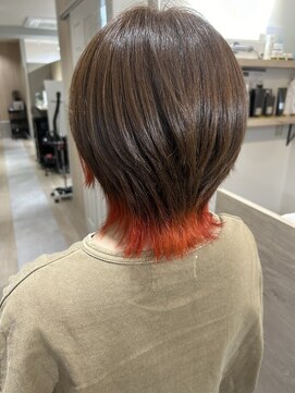 トゥーリ 長崎住吉店(tuuli) レッドオレンジ裾カラー