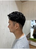 メンズかきあげショート/メンズパーマ/尼崎パーマ