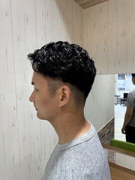 ソワン ドゥ ブレス 立花店(soin de brace) メンズかきあげショート/メンズパーマ/尼崎パーマ