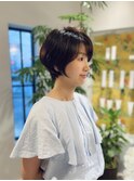 丸みショートボブ