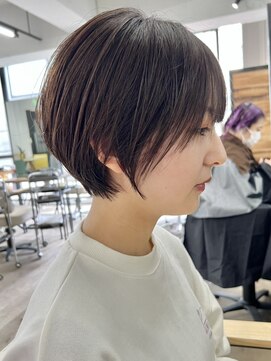 ノア 奈良駅前店(NoA) ショートボブ　簡単　大人丸みショート　近鉄奈良　田村梨乃