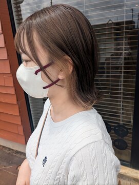 リンクプラス(LINK+) ベージュイヤリングカラー◆