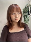 セミロングオレンジ