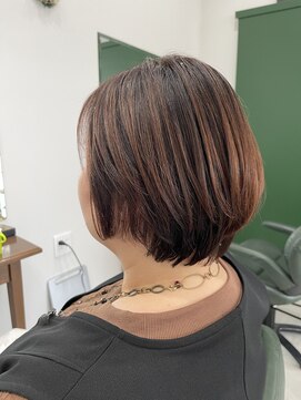 フー バイ セリナ(Fuu.by serina) レッドオレンジ×ショートボブ