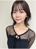 結べるボブレイヤーカット顔まわりカット後毛カットワンカール