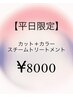 【★7月8月限定★】カット＋カラー＋スチームトリートメント￥8000