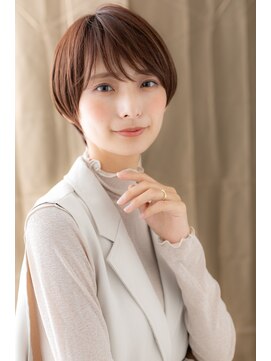 カバーヘア ブリス 上尾西口店(COVER HAIR bliss) ■似合わせカット大人美人丸みショートマッシュ609上尾30代40代