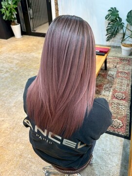 メリー オオサカ(Merly Osaka) pink ash balayage