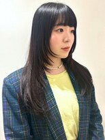 アイウィル(Ai WilL)&nbsp;暗髪カラー ロングレイヤー 顔周りカット ワンカール