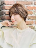 【小顔】丸みショート【岡山イオンから徒歩5分】
