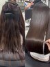 カット+潤いカラー+TOKIO美髪スペシャル縮毛+1stepローズTR￥24,800→￥20,800