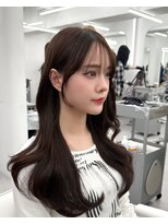 アマトウキョウ アユンチェ(AMA TOKYO×AYUNCHE) 前髪顔まわり韓国ヘアレイヤーカットサイドバンク2wayバンク韓国