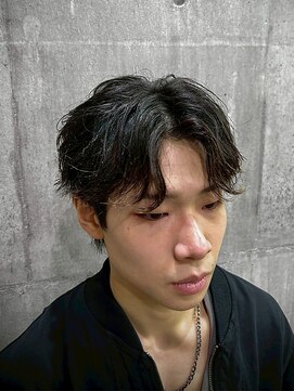 ヘアリゾート粋 ティガ 池袋店(tiga) メンズショート/センターパート/ニュアンスパーマ