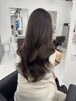 ハピネス 梅田茶屋町店(HAPPINESS)&nbsp;レイヤーカット/韓国ヘア/髪質改善/顔周り/ラベンダーグレージュ