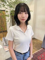 ヘアーアイスカルテット(HAIR ICI QUARTET)&nbsp;大人可愛い◎暗髪小顔ボブ×透明感ラベンダーグレージュ