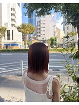 ベロ(BELO)&nbsp;オレンジカラー×ぱつっとボブ