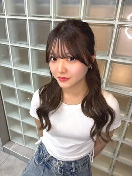 ジゼル 博多筑紫口店(GiseL) ハーフアップ/ヨシンモリ　かじ