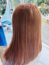 アミティ(AMITY) セミロングオレンジベージュ