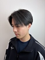 ステージ(STAGE)&nbsp;センターパート　シースルーマッシュ　ダウンパーマ