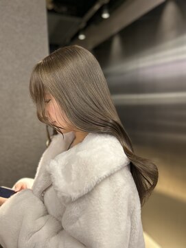 PELE原宿/ブリーチなしダブルカラー/ハイトーン/ケアブリーチ【３月上旬OPEN(予定)】 着物ヘア/大人ガーリー/ダークアッシュ/似合わせカット/原宿