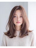 艶セミロングレイヤー　20代30代40代