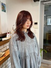 アクト(ACT)&nbsp;ミディアムレイヤー/ピンクブラウン/大人レイヤー