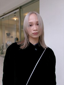 チクロヘアー(Ticro hair) @nkkn15 ハイトーン/ ホワイトブロンド