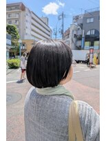 ヘアーメークテスタヴァンティ (Hair make Testavanti)&nbsp;ミニボブ×モノトーンベースグレイカラー