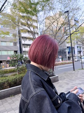 アスピリーフ(ASPILEAF) ベリーピンク×ボブ
